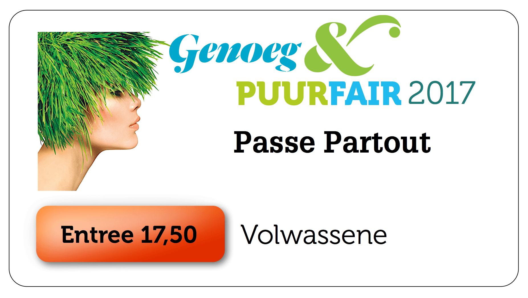 Passe partout PuurFair & Genoeg-dag Volwassene