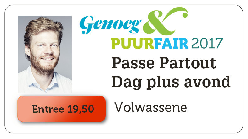 Passe-partout PuurFair & Genoeg-dag incl avondprogramma met Christian Felber